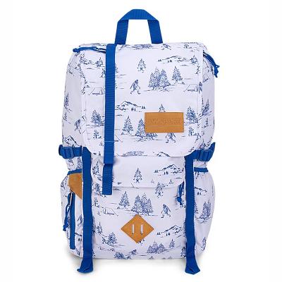 Mochilas De Trabajo JanSport Hatchet Blancas Azules | CR_JS174